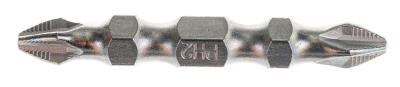 Бита Gross PH2-PZ2х45мм двухстор., сталь S2 (ЦЕНА ЗА 1 ШТУКУ)