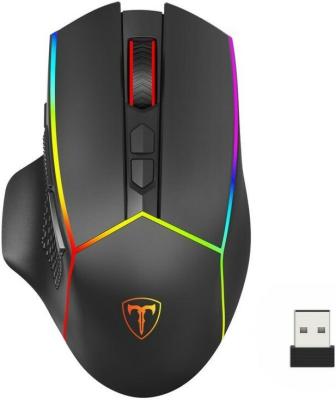 Мышь T-line Vertex RGB, 8кнопок,8000dpi 2,4G/BT беспроводная игровая черная Defender 