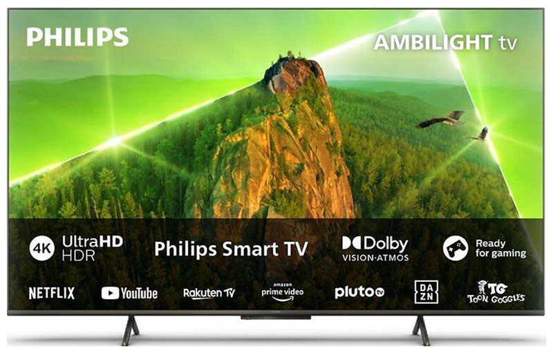 Телевизор 55" Philips 55PUS8108 (4К UltraHD/DVB-T2/С/S2/SmartTV/Wi-Fi/СI+)