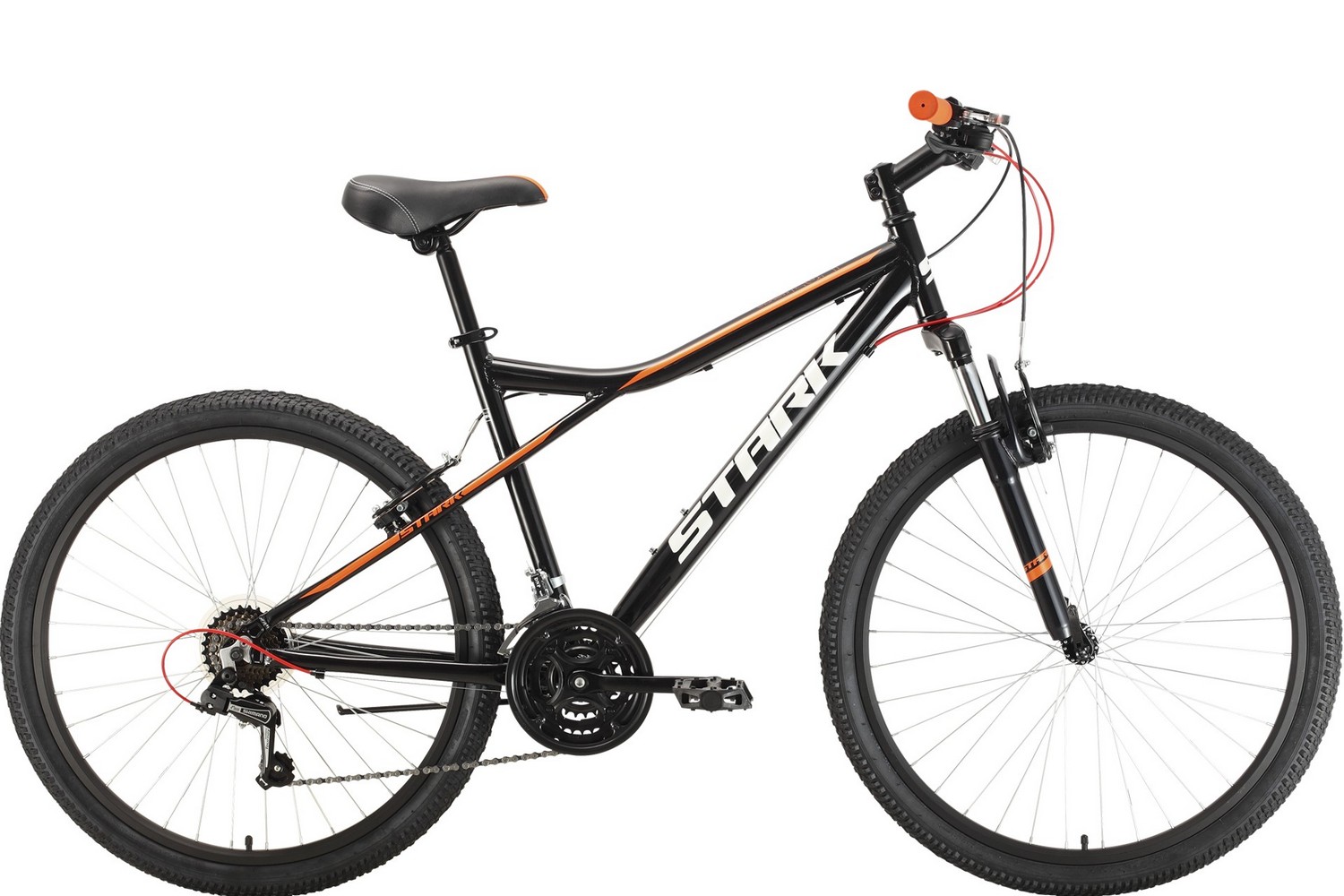 Велосипед Stark'22 Slash 26.1 V черный/оранжевый 16"