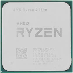 Процессор AMD RYZEN 5 3500 <3,6-4,1GHz, 6/6cores, DDR4-2933, 65Вт> Matisse AM4 (нет видео)