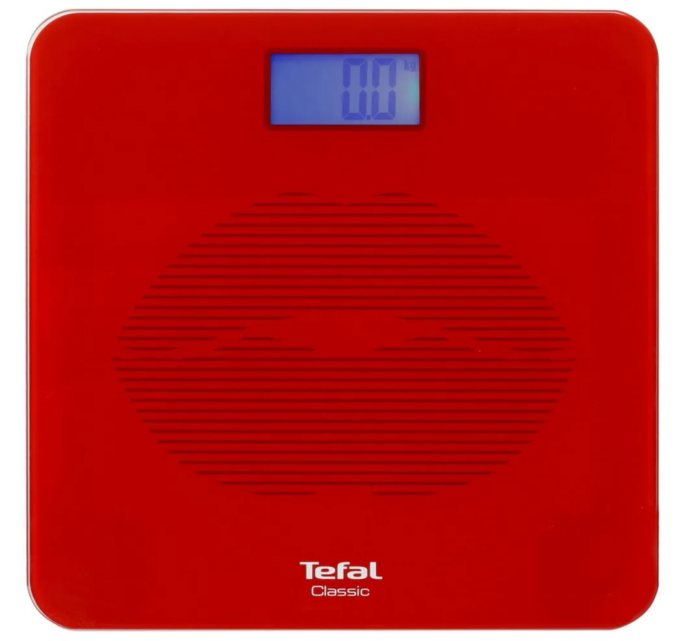 Весы напольные электронные Tefal PP1538V0 макс.160кг красный 1830008093