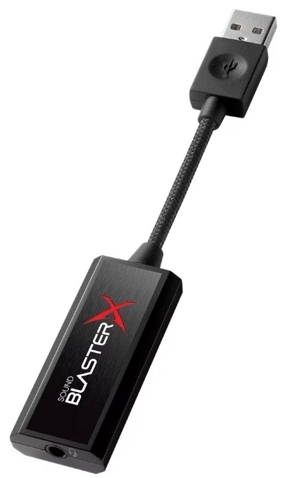 Звуковая карта Creative USB Sound BlasterX G1 (BlasterX Acoustic Engine Pro) (SB1710)7.1 Ret (20см)