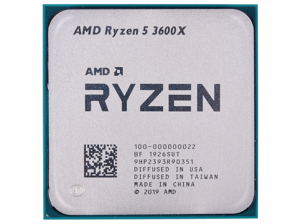 Процессор AMD RYZEN 5 3600 <3,6-4,2GHz, 6/12cores, DDR4-3200, 65Вт> Matisse AM4 (нет видео)