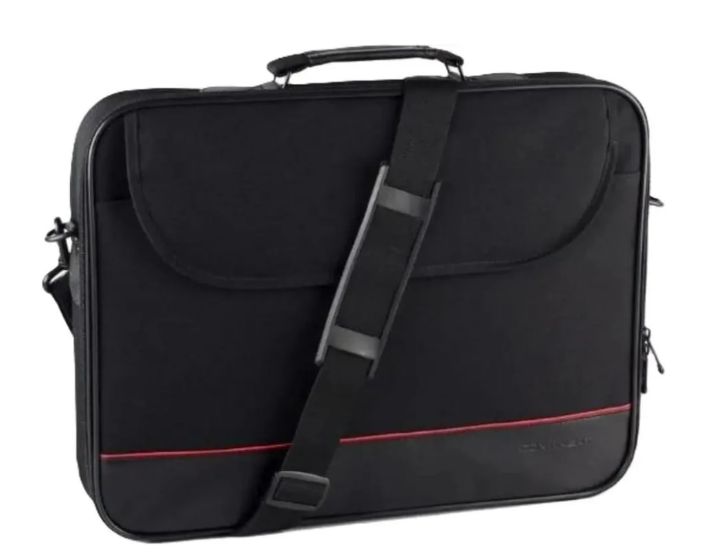 Сумка для ноутбука 15.6" Continent CC-100 BK черный/красный полиэстер