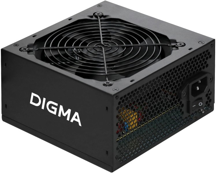 Блок питания 550W Digma ATX DPSU-550W-WH 80 PLUS WHITE (20+4pin) APFC 120mm fan 6xSATA
