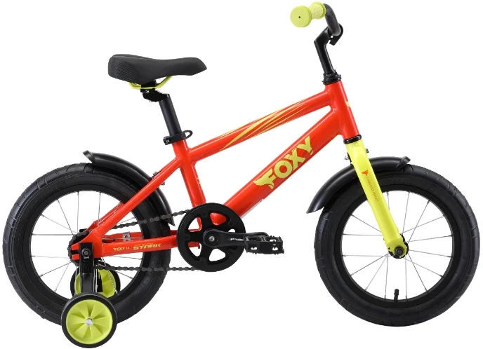 Велосипед Stark'19 Foxy 14 оранжевый/зелёный