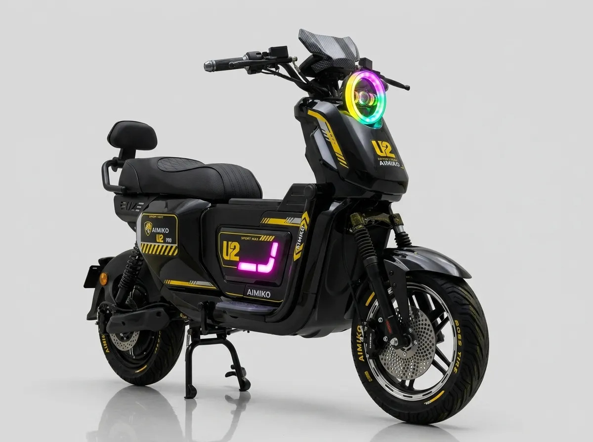 Электроскутер AIMIKO U2 PRO 3000W 60В/45А запас хода до 80км