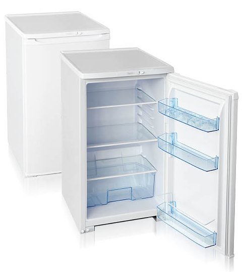 Холодильник 87 см Бирюса 109 (объем 115л, кл А, 186 кВтч/г, 48x61x87, белый)
