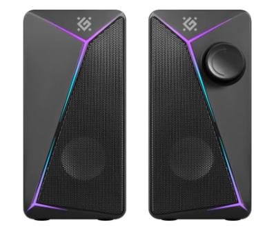 Колонки DEFENDER J5, акустическая 2.0 система 6 Вт, подсветка, питание от USB