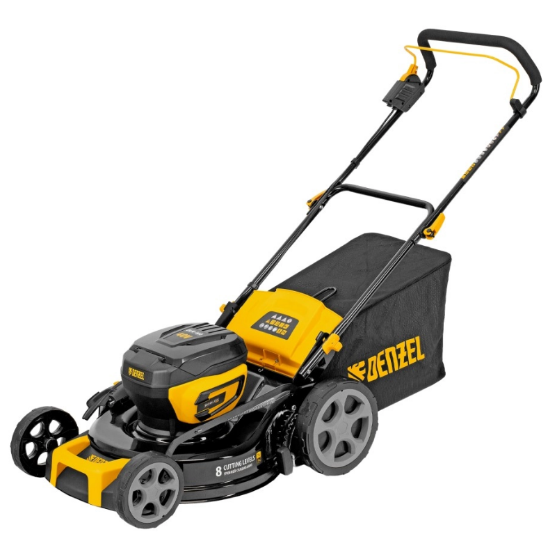 Газонокосилка аккумуляторная Denzel DLM-460, 460 мм, , Li-Ion, 40 В (2*20В)