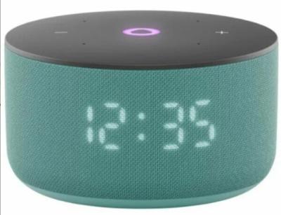 Умная колонка Яндекс.Станция Мини 3 (с часами) бирюзовый (12W,1 динамик,3 микр.,WiFi,BT 5.0,Алиса)