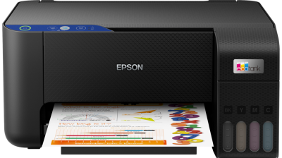 Принтер струйный МФУ EPSON L3211 (СНПЧ,А4,4цв,33/15стр./мин,5760x1440,600*1200,USB 2.0) 103 черный