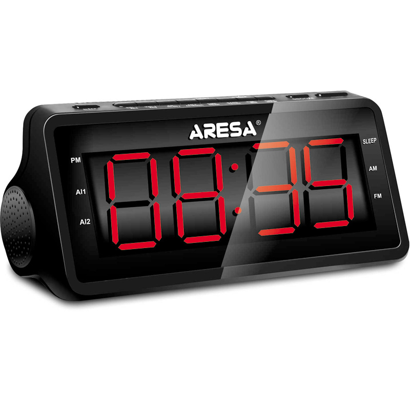 Радиобудильник Aresa AR-3903 2хААА/от сети FM УКВ СВ