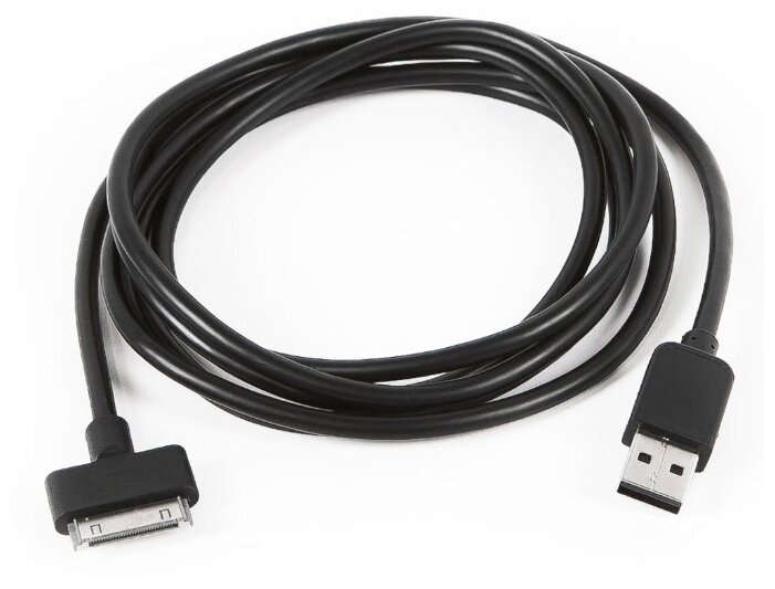 Дата-кабель USB с разъемом 30-pin для Apple 1м ,CC-USB-AP1MB AM/Apple черный