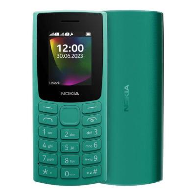 Сотовый телефон Nokia 106 TA-1564 DS Green(2G,2*SIM,1.8",160х128,mSD до 32Gb,1000 мАч,FM,BT,фонарик)