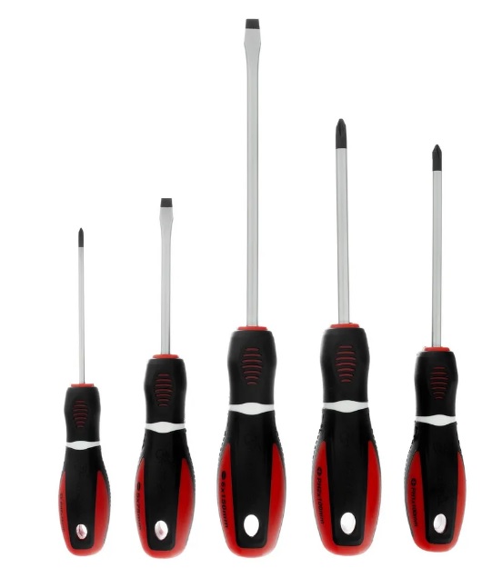 Набор отверток Matrix Era, 5 шт., PH + SL, CrV, 3к рукоятка 13379