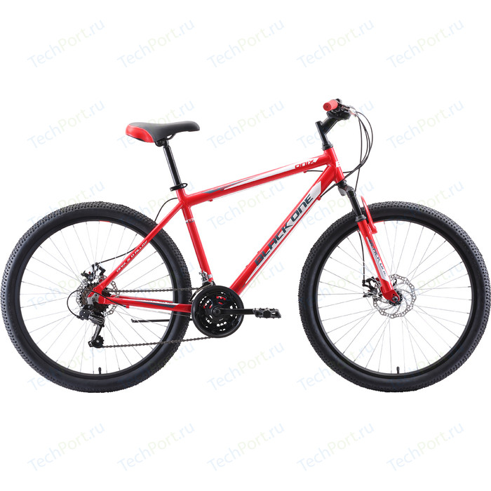 Велосипед Black One Onix 26 D Alloy красный/серый/белый 16"