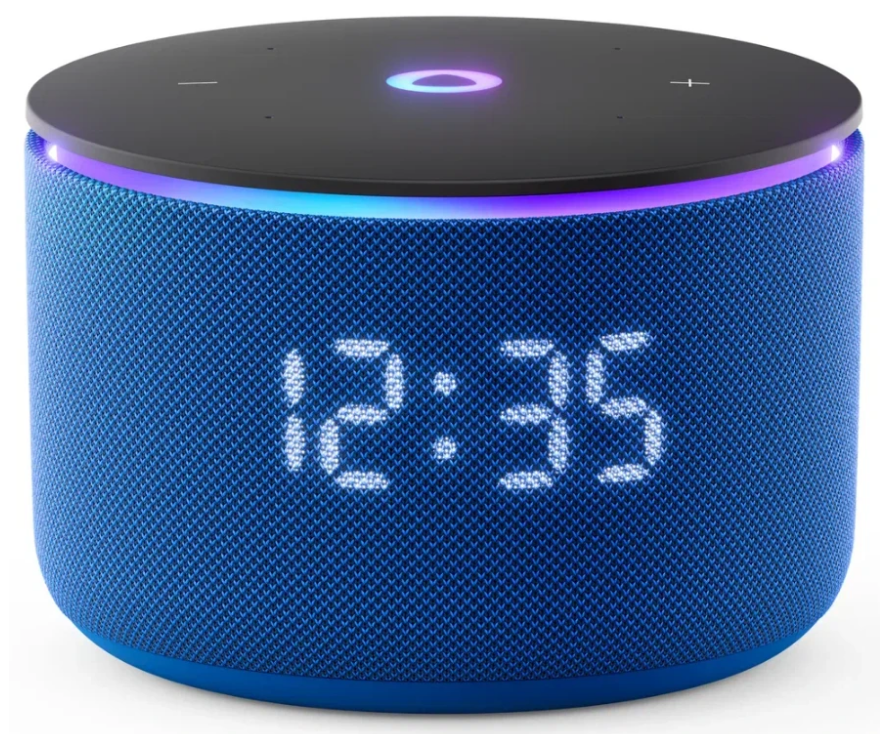 Умная колонка Яндекс.Станция Мини 3 Pro (с часами) синий
