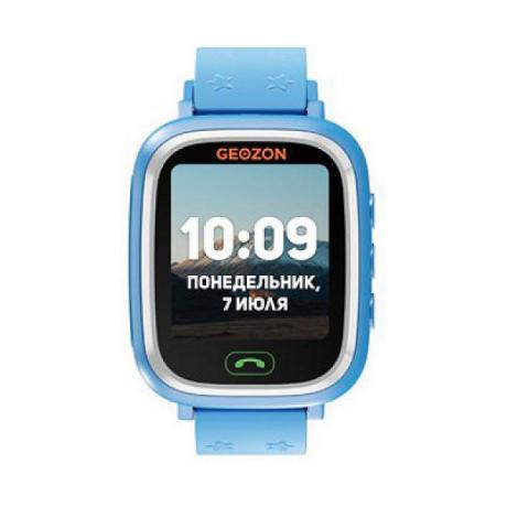 Детские умные часы GEOZON Lite голубой G-W05BLU<1.44",IPS,Glonass,GSM,GPS, IP54, 400mAh>
