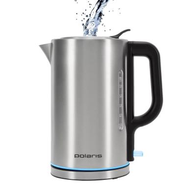 Чайник Polaris PWK0712CA Water Way Pro 2200Вт. 1,7 л. стальной