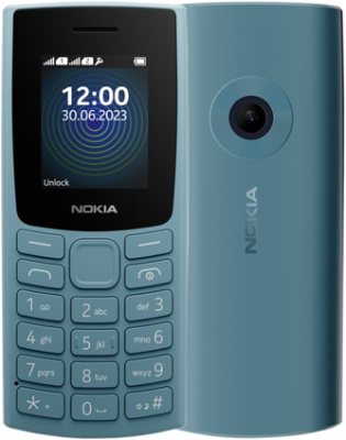 Сотовый телефон Nokia 110 TA-1567 DS Blue (2G,2*SIM,1.8",320х240,mSD до 32Gb,0.1Мп,1000 мАч,FM,BT)