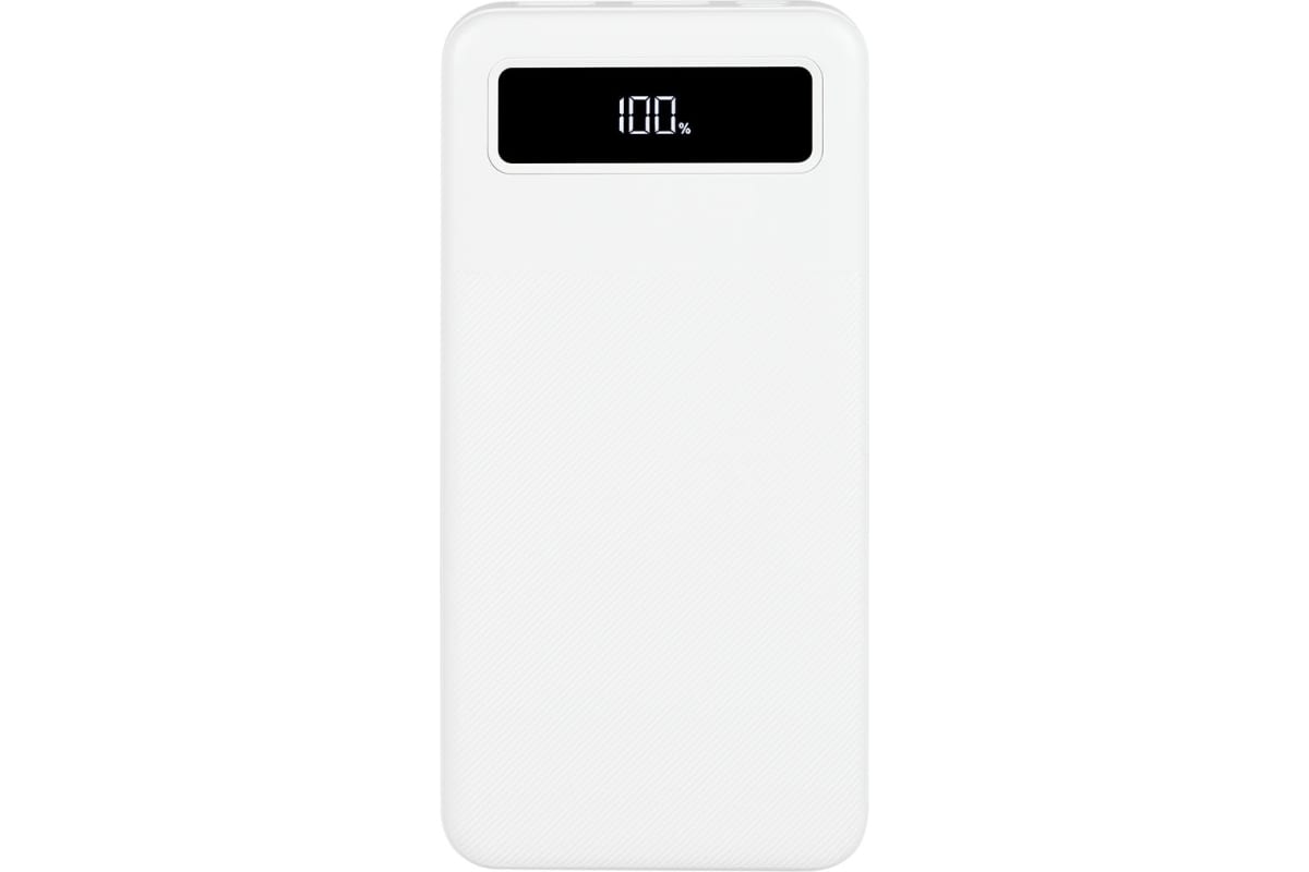 Внешний аккумулятор TFN 10000mAh Porta LCD PD 22.5W, белый TFN-PB-321-WH