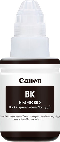 Картридж CANON GI-490 BK (Black Pigment) для PIXMA G1411/G2411/G3411 (135мл до 6000стр)
