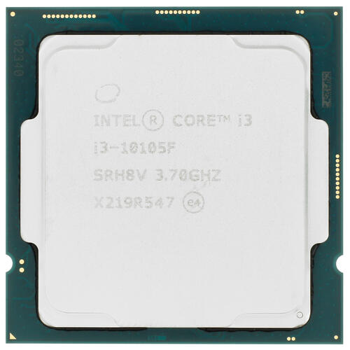 Процессор Intel Core I3-10105F(4/8 ядер,3.7-4.4ГГц,DDR4-2666,нет видео,65W,Comet Lake)LGA1200