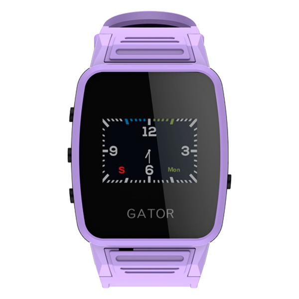 Детские GPS смарт-часы Gator Caref Watch Purple<microSIM,0.94",OLED,GPS/LBS, акселерометр, микрофон,