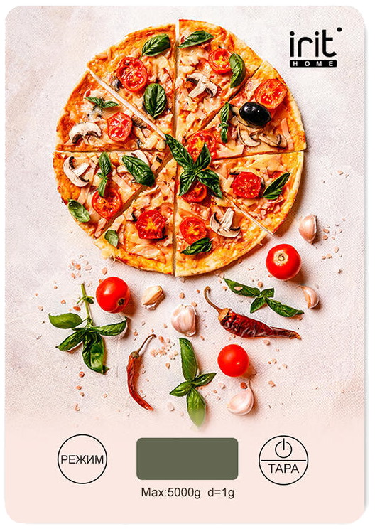 Весы кухонные электронные Irit IR-7129 пицца