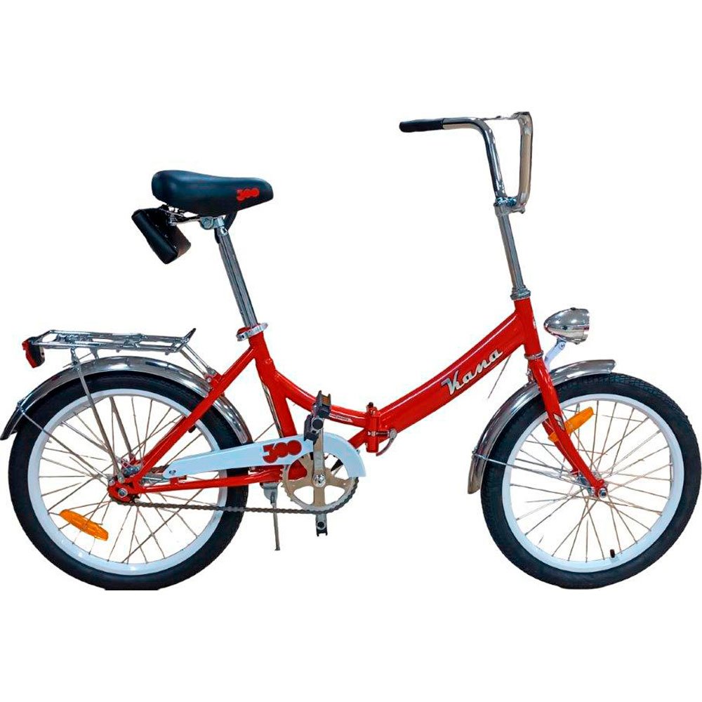 Велосипед FORWARD KAMA 20 (20" 1 ск. рост. 14") 2023, красный/белый