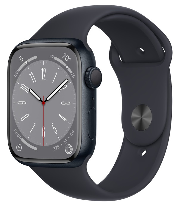Смарт-часы Apple Watch 8 41mm Midnight Aluminum Case with Midnight Sport Band