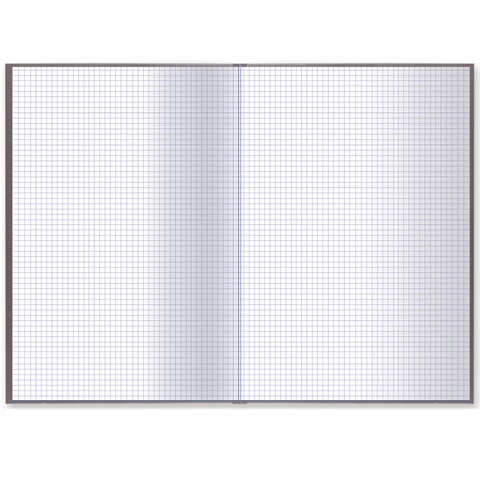 Книга учета STAFF 96л, А4 200*290мм, клетка, книжная обложка крафт, блок типограф, 126500