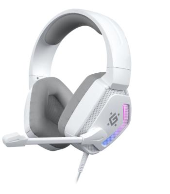 Игровая гарнитура Defender Espanto белый, 7.1, RGB,  провод 2 м