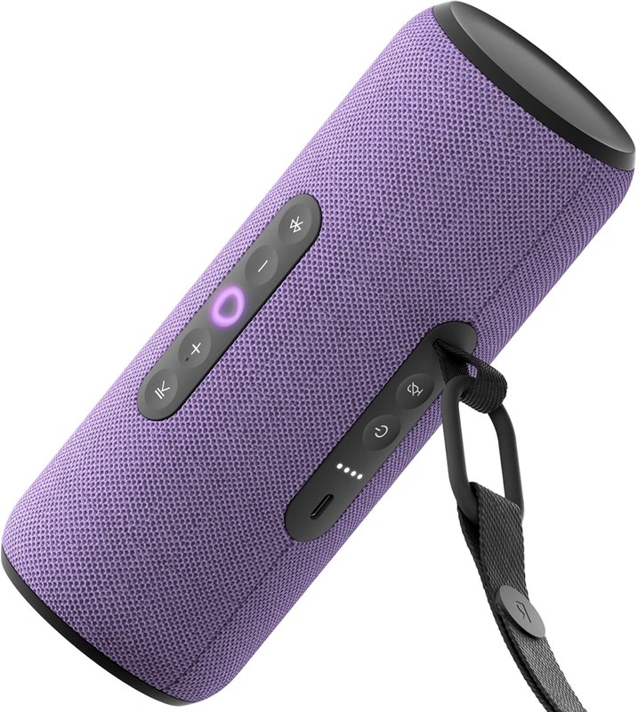 Умная колонка Яндекс.Станция Стрит фиолетовая (30W,2 динамика,3 микр,WiFi,BT5.0,голос.Алиса)