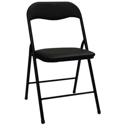 Стул складной brabix golf cf-007 кож.зам черный