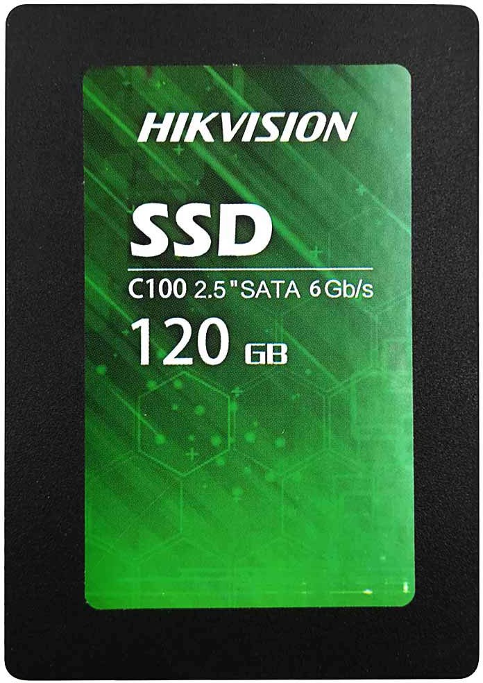 Диск SSD 2,5" 120 Gb HIKVision С100<HS-SSD-C100/120G>SATA III(550/435Mbs,28000 IOPS,3D TLC,SM2258XT)