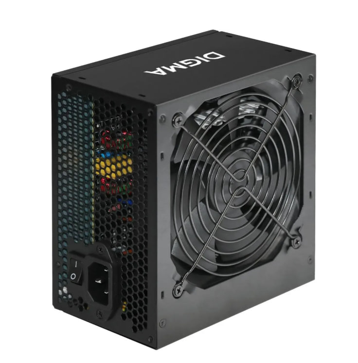 Блок питания 400W Digma DPSU-400W (20+4pin) 120mm fan 3xSATA