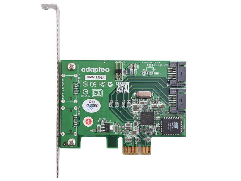 Контроллер Adaptec AAR-1220SA (PCI-E) SATAII, RAID 0,1,  2канала