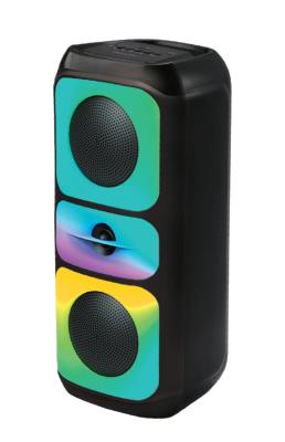 Беспроводная колонка Aksberry AS-26 NeoBeat, 10Вт,1200мАч, BТ/FM/TWS/USB/microSD/AUX/Микр.вход(черн)