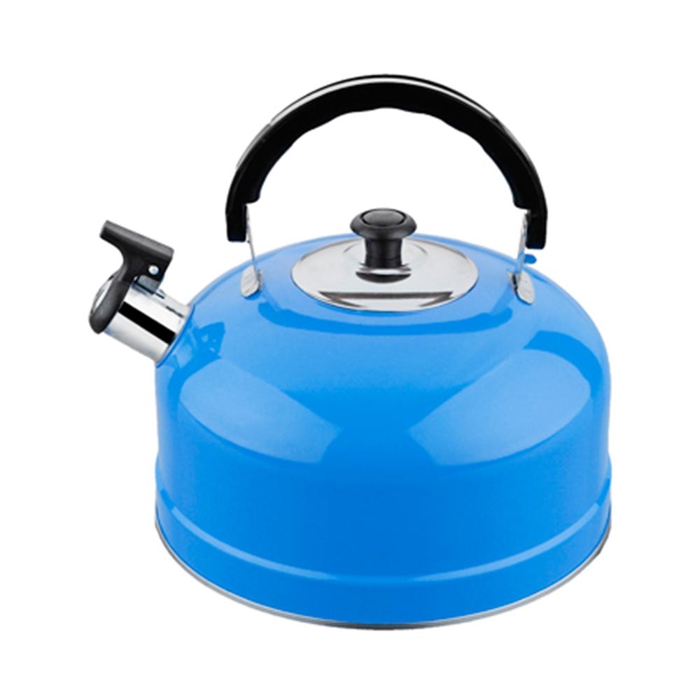 Чайник со свистком Ирит IRH-422 из нержав стали, объем 2,5 (голубой)