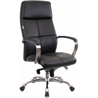 Офисное кресло для руководителей DOBRIN LOKI (цвет сиденья антрацит, цвет основания черный)