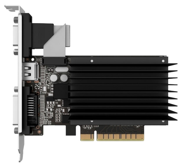 Видеокарта 1024Mb GeForce GT 710 (DDR3, 64bit, HDMI, DVI)