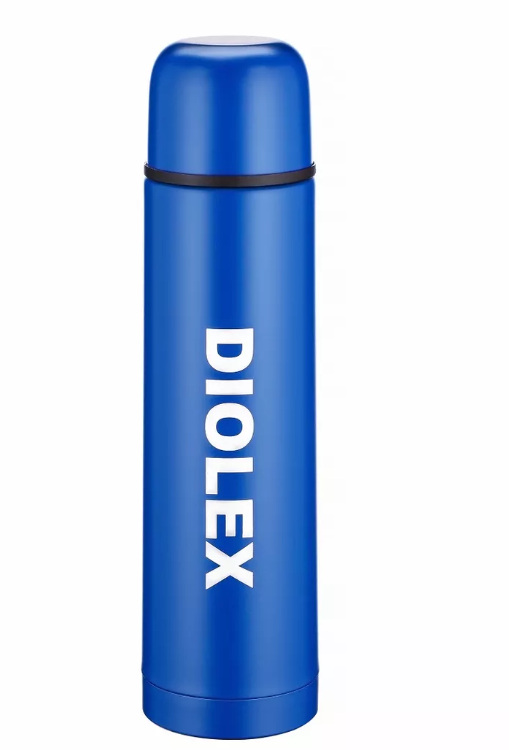 Термос Diolex DX-750-2B синий 750 мл с узким горлом