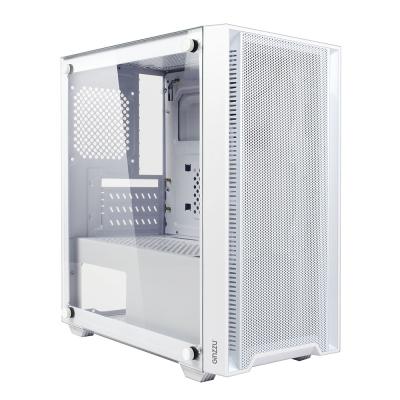 Корпус mATX MidiTower Ginzzu CL540 Белый