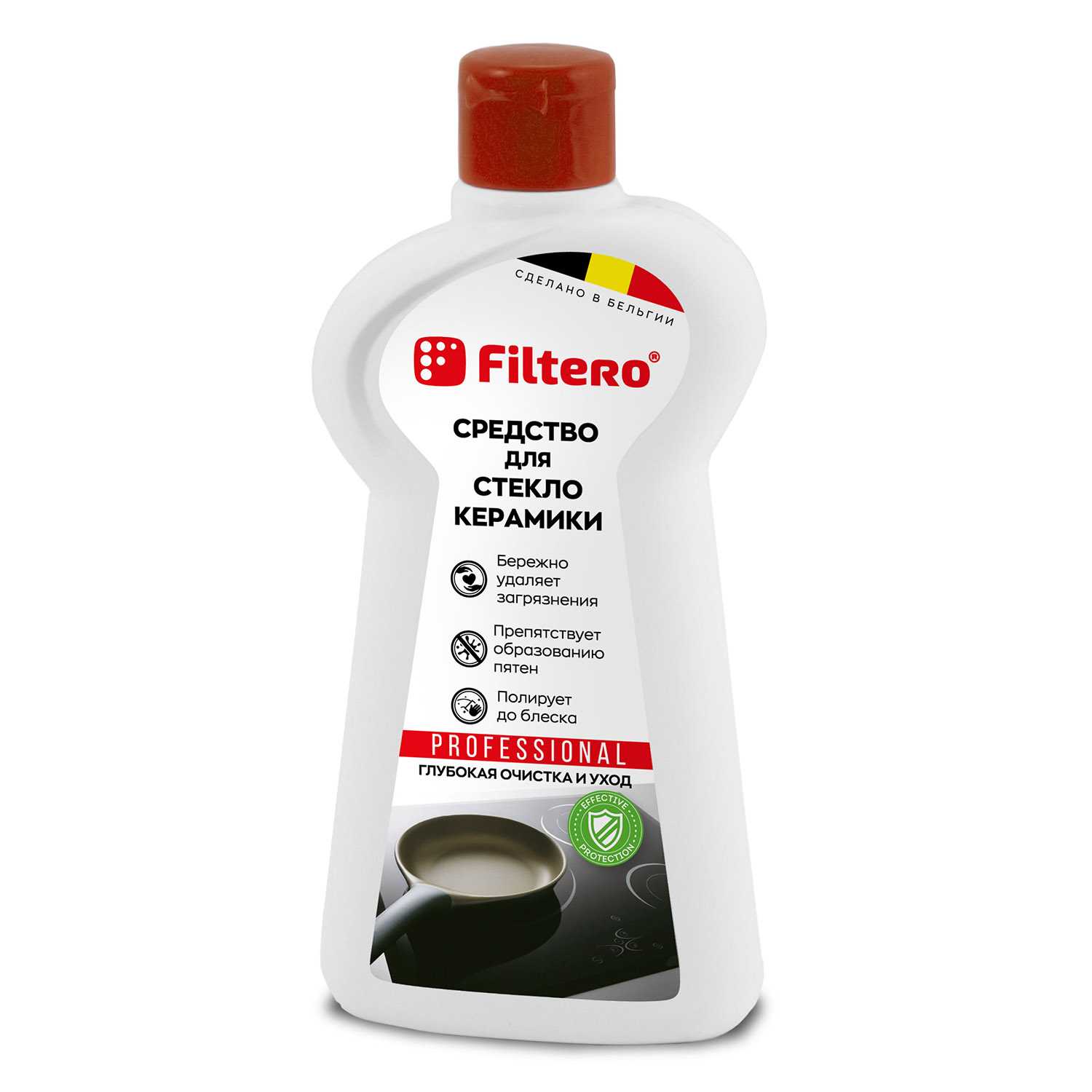 Filtero Средство для стеклокерамики, 225 мл., Арт.212