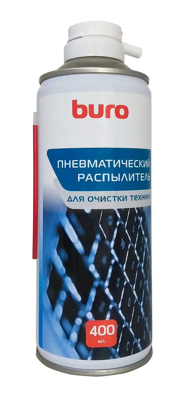 Воздух для чистки клавиатур и оптики Buro BU-AIR400 400мл