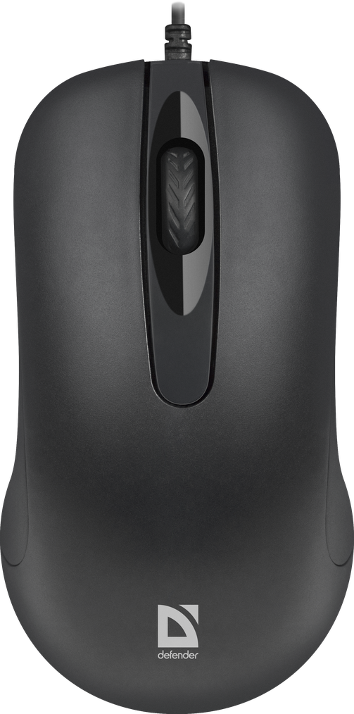 Мышь Defender Classic MB-230 3кнопки,1000dpi,  USB черный 1,5м