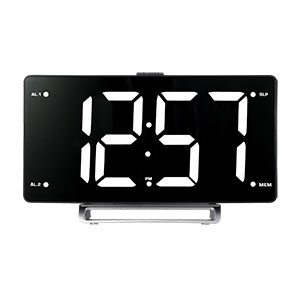 Радиочасы SOUNDMAX SM-1561U (черный с белым)